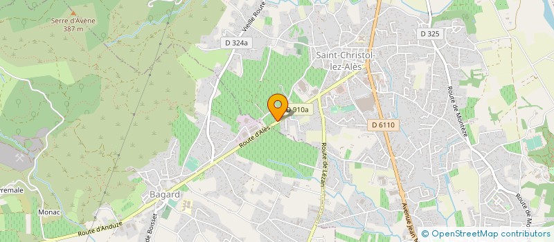 localisation de l'entreprise MONSIEUR CLEMENT PAUTARD  SAINT-CHRISTOL-LEZ-ALES