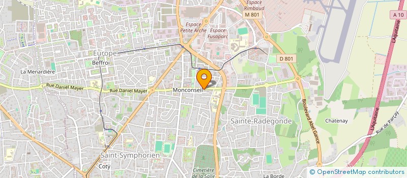 localisation de l'entreprise MONSIEUR CLEMENT PAVARD  TOURS