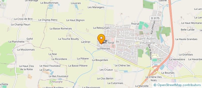 localisation de l'entreprise MONSIEUR CLEMENT PAYEN  SAINT-AUBIN-D'AUBIGNE