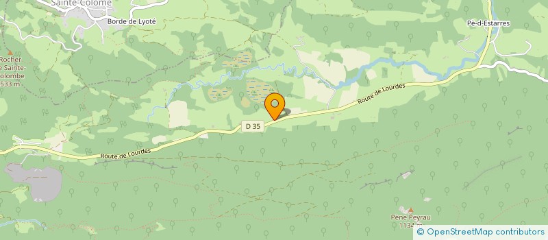 localisation de l'entreprise MONSIEUR CLEMENT PEDEBERNADE  LOUVIE-JUZON