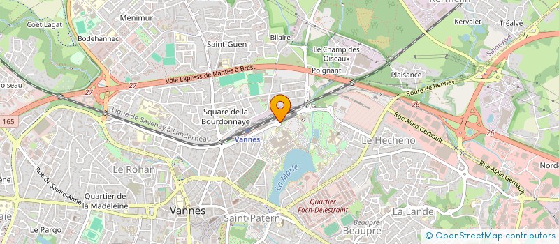 localisation de l'entreprise MONSIEUR CLEMENT PEIGNE à VANNES