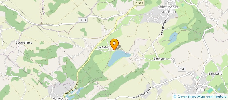 localisation de l'entreprise MONSIEUR CLEMENT PEJOT  SAINT-AGNIN-SUR-BION