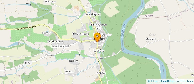 localisation de l'entreprise MONSIEUR CLEMENT PELLE  MAS-GRENIER