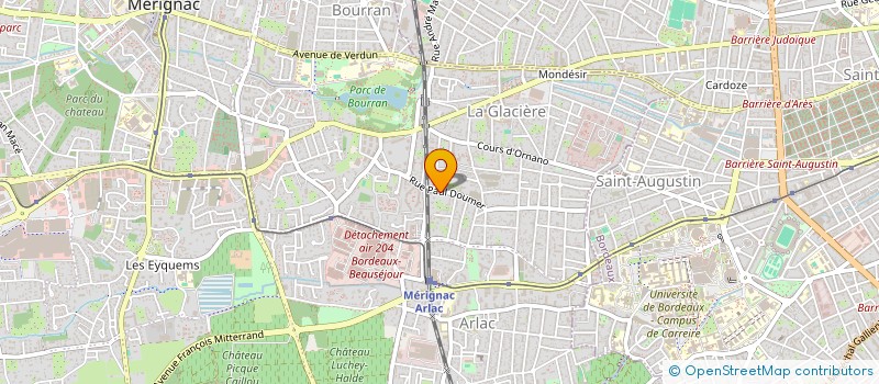 localisation de l'entreprise MONSIEUR CLEMENT PELLETIER  MERIGNAC