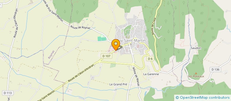 localisation de l'entreprise MONSIEUR CLEMENT PELOURSON  PUY-SAINT-MARTIN