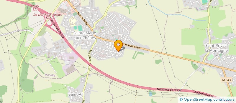 localisation de l'entreprise MONSIEUR CLEMENT PELTIER  SAINTE-MARIE-AUX-CHENES