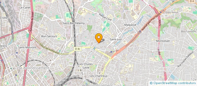 localisation de l'entreprise MONSIEUR CLEMENT PELVANE  MARSEILLE