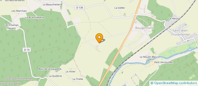 localisation de l'entreprise MONSIEUR CLEMENT PENAIS  SAINT-JEAN-FROIDMENTEL