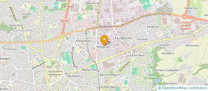 localisation de l'entreprise MONSIEUR CLEMENT PENELET à BREST
