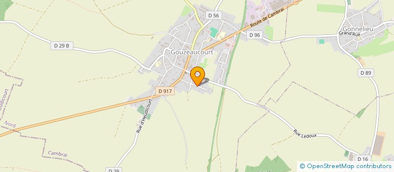 localisation de l'entreprise MONSIEUR CLEMENT PEQUIGNOT  GOUZEAUCOURT