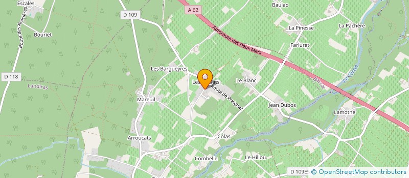 localisation de l'entreprise MONSIEUR CLEMENT PEREIRA MACHADO  PUJOLS-SUR-CIRON