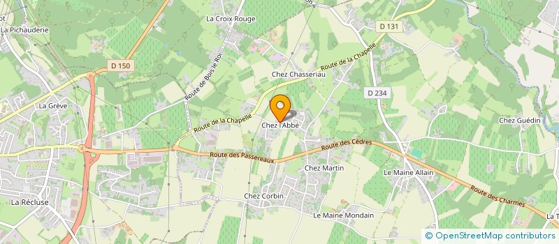 localisation de l'entreprise MONSIEUR CLEMENT PEROT  CHANIERS