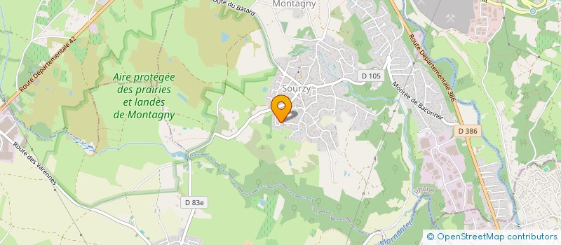 localisation de l'entreprise MONSIEUR CLEMENT PERRET  MONTAGNY