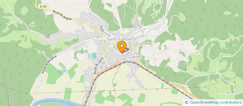 localisation de l'entreprise MONSIEUR CLEMENT PERRIER à SAINT-CYPRIEN