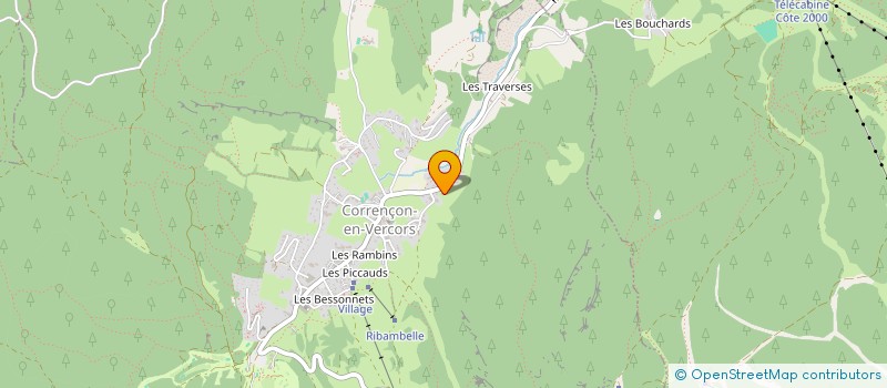 localisation de l'entreprise MONSIEUR CLEMENT PERRIN  CORRENCON-EN-VERCORS