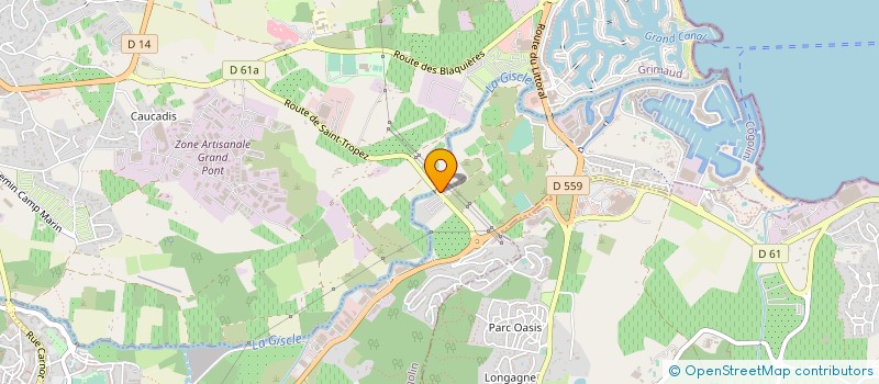 localisation de l'entreprise MONSIEUR CLEMENT PERRIN  COGOLIN