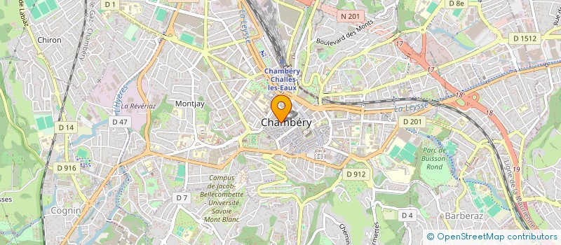 localisation de l'entreprise MONSIEUR CLEMENT PERROUD  CHAMBERY