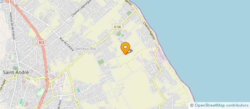 localisation de l'entreprise MONSIEUR CLEMENT PERSEILLE  SAINT-ANDRE