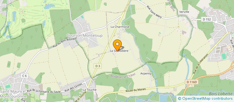 localisation de l'entreprise MONSIEUR CLEMENT PICHENE  FONTENAY-LES-BRIIS