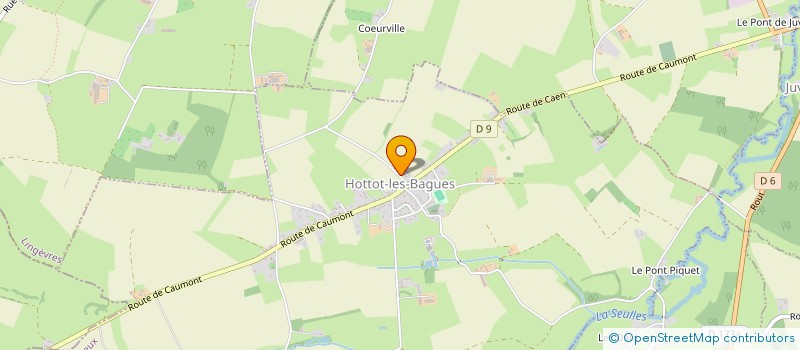 localisation de l'entreprise MONSIEUR CLEMENT PIEL  HOTTOT-LES-BAGUES