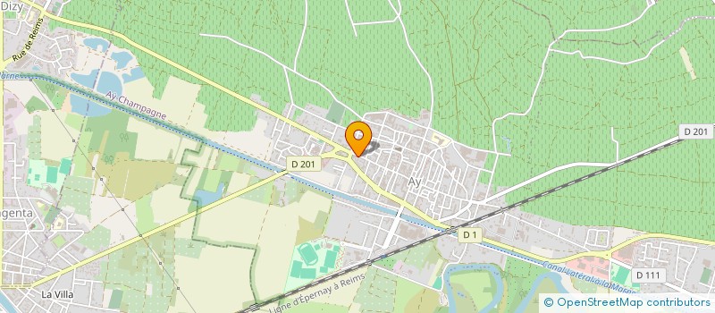 localisation de l'entreprise MONSIEUR CLEMENT PIERLOT  AY-CHAMPAGNE