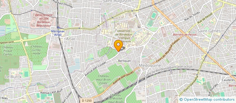 localisation de l'entreprise MONSIEUR CLEMENT PIGANEAU  BORDEAUX