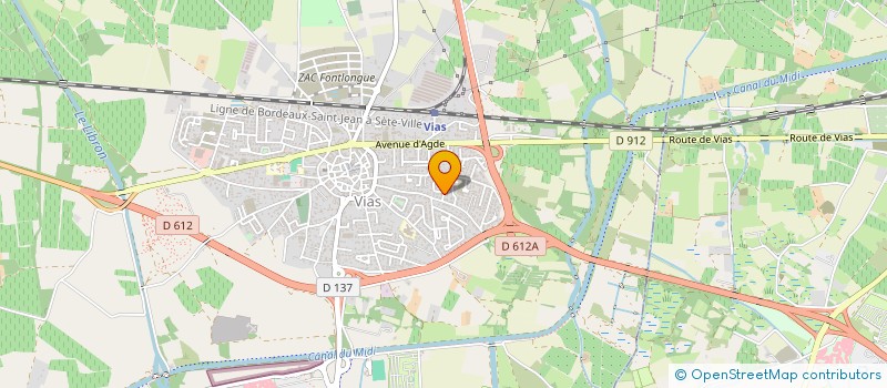 localisation de l'entreprise MONSIEUR CLEMENT PINOT à VIAS