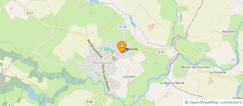 localisation de l'entreprise MONSIEUR CLEMENT PINTAUD  MENIGOUTE