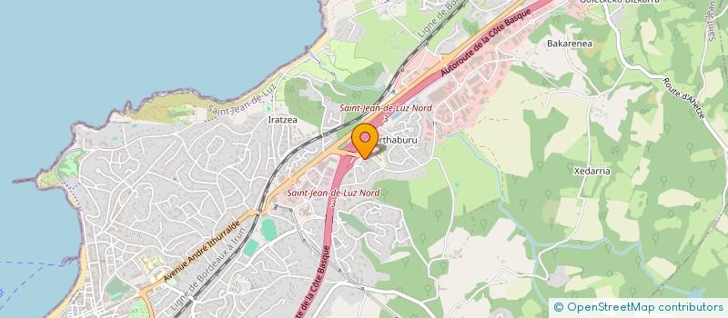 localisation de l'entreprise MONSIEUR CLEMENT PIQUER à SAINT-JEAN-DE-LUZ