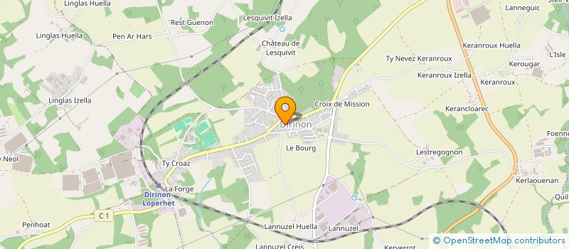 localisation de l'entreprise MONSIEUR CLEMENT PIRIOU  DIRINON