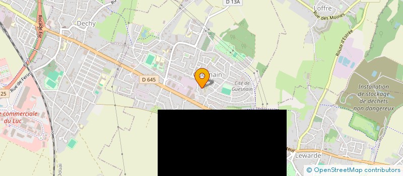 localisation de l'entreprise MONSIEUR CLEMENT PLANQUE  GUESNAIN