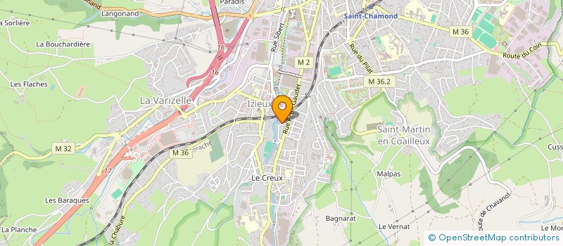 localisation de l'entreprise MONSIEUR CLEMENT PLEVY  SAINT-CHAMOND