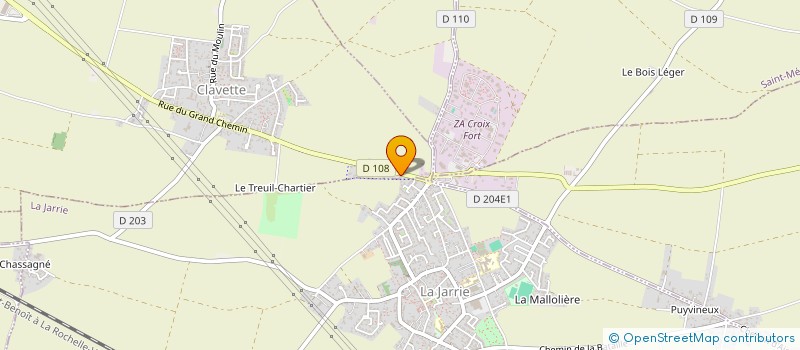 localisation de l'entreprise MONSIEUR CLEMENT POINT  CLAVETTE