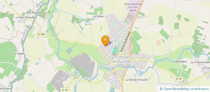 localisation de l'entreprise MONSIEUR CLEMENT POIREAUD  SAINT-PHILBERT-DE-BOUAINE