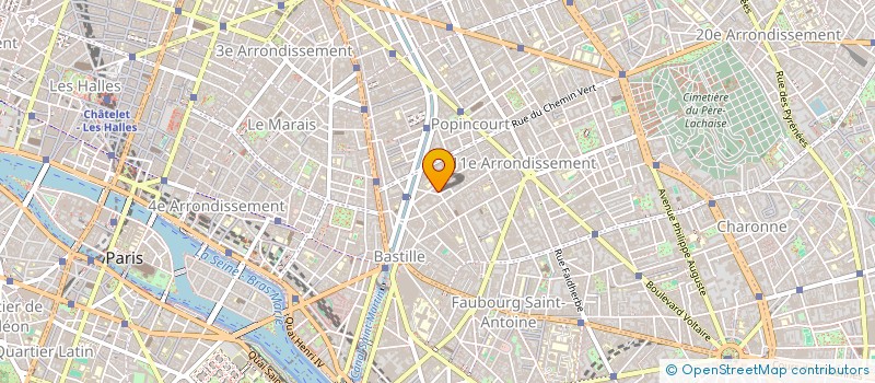 localisation de l'entreprise MONSIEUR CLEMENT POIRIER  PARIS