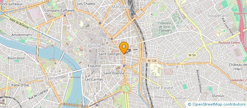 localisation de l'entreprise MONSIEUR CLEMENT POIRIER  TOULOUSE