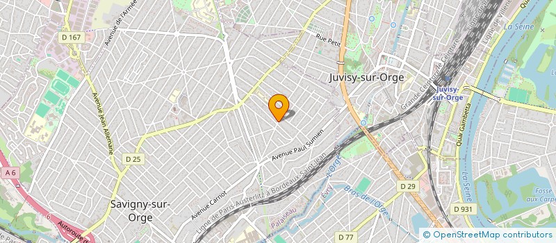 localisation de l'entreprise MONSIEUR CLEMENT POIRIER  SAVIGNY-SUR-ORGE