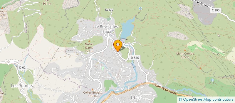 localisation de l'entreprise MONSIEUR CLEMENT POLIMENI  LE REVEST-LES-EAUX