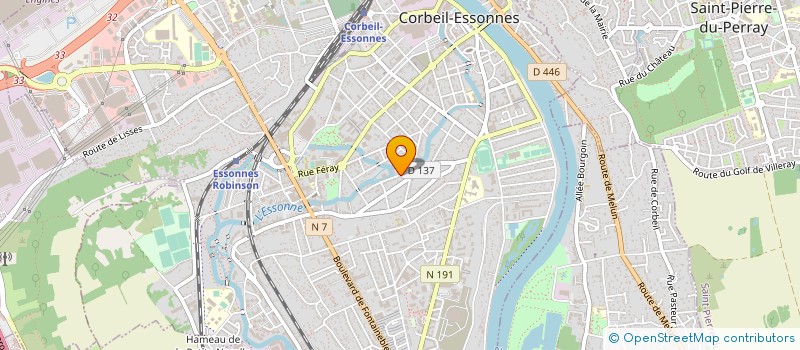localisation de l'entreprise MONSIEUR CLEMENT PORTE à CORBEIL-ESSONNES