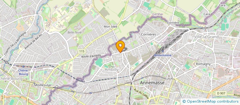 localisation de l'entreprise MONSIEUR CLEMENT POULAIN  AMBILLY