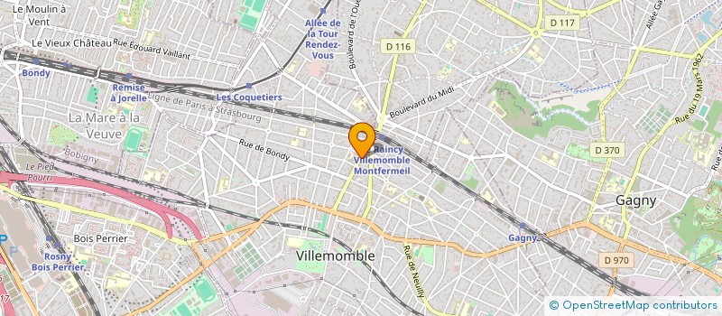 localisation de l'entreprise MONSIEUR CLEMENT POULIN à VILLEMOMBLE