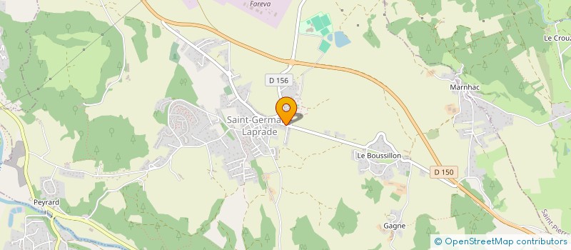 localisation de l'entreprise MONSIEUR CLEMENT POULY  SAINT-GERMAIN-LAPRADE