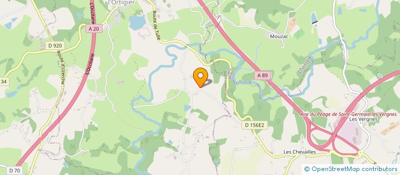 localisation de l'entreprise MONSIEUR CLEMENT POURCHET  SAINT-PARDOUX-L ORTIGIER