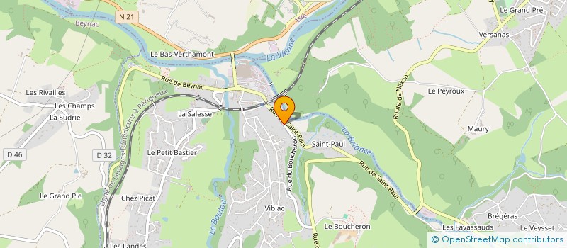 localisation de l'entreprise MONSIEUR CLEMENT POUZEAUD  BOSMIE-L'AIGUILLE