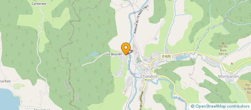 localisation de l'entreprise MONSIEUR CLEMENT PRADEL  LAVERNOSE-LACASSE