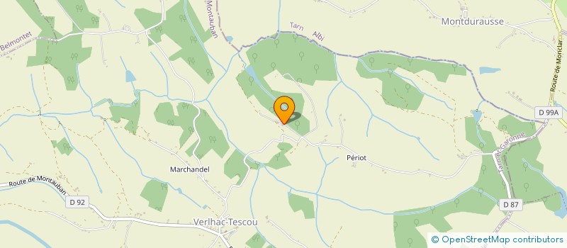 localisation de l'entreprise MONSIEUR CLEMENT PRANDI  VERLHAC-TESCOU