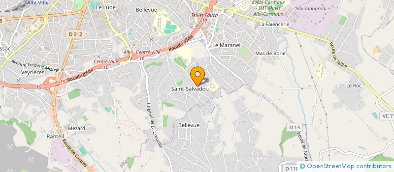 localisation de l'entreprise MONSIEUR CLEMENT PREIZAL à ALBI