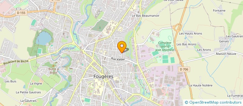 localisation de l'entreprise MONSIEUR CLEMENT PREVOT  FOUGERES