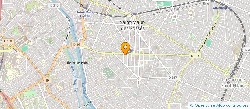 localisation de l'entreprise MONSIEUR CLEMENT PROUX  SAINT-MAUR-DES-FOSSES