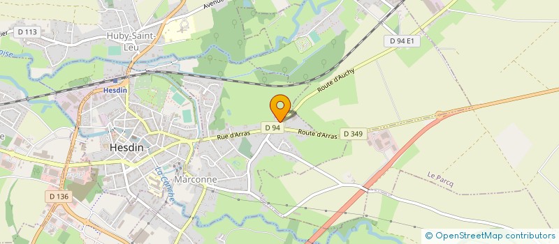 localisation de l'entreprise MONSIEUR CLEMENT PRUVOST  MARCONNE